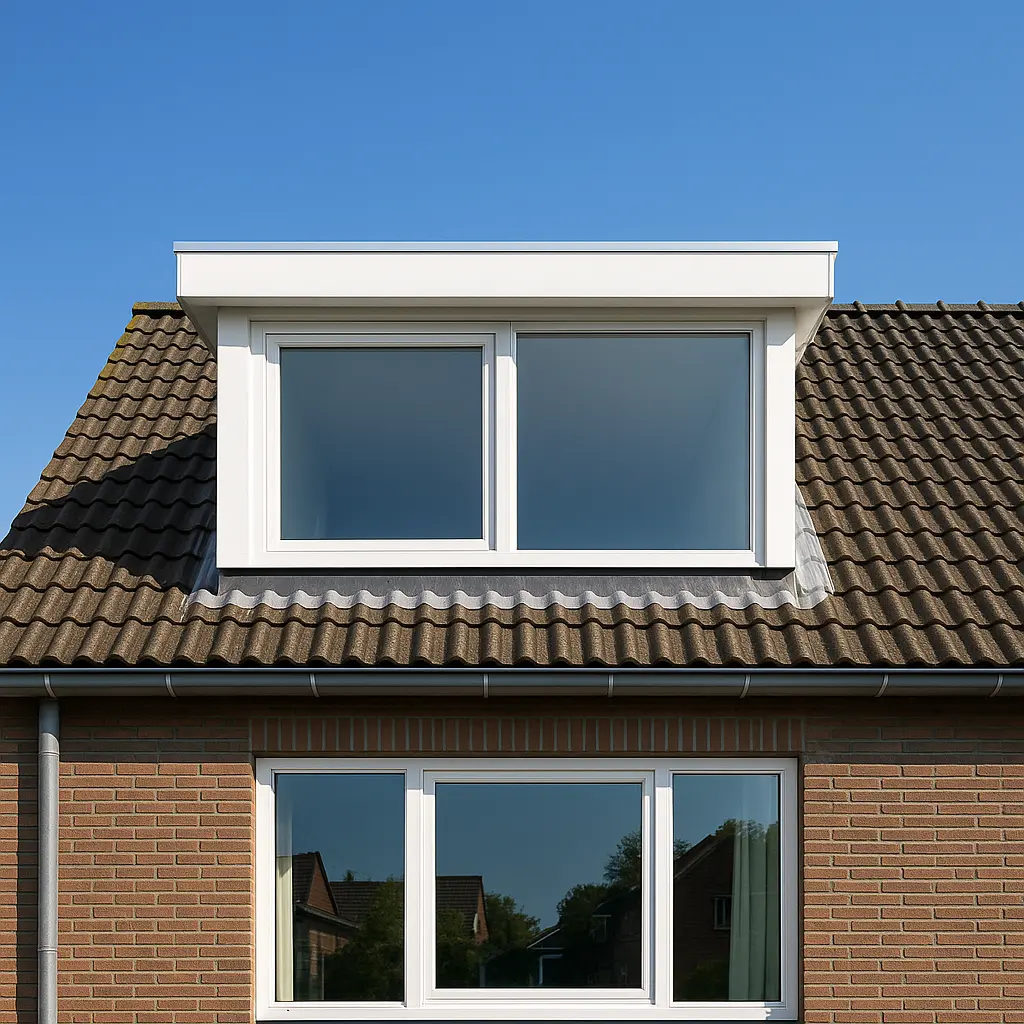 Platte dakkapel moderne woning Hillegersberg-Schiebroek