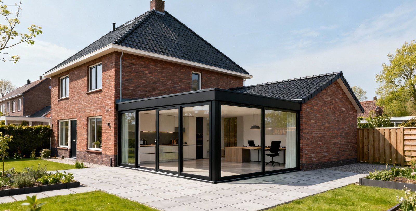 30 m² aanbouw hoekwoning Capelle a/d IJssel