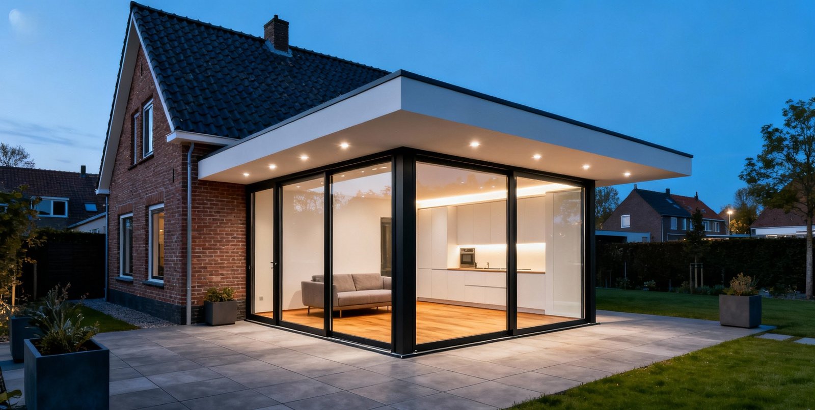 40 m² luxe tuinkamer Barendrecht vrijstaande woning